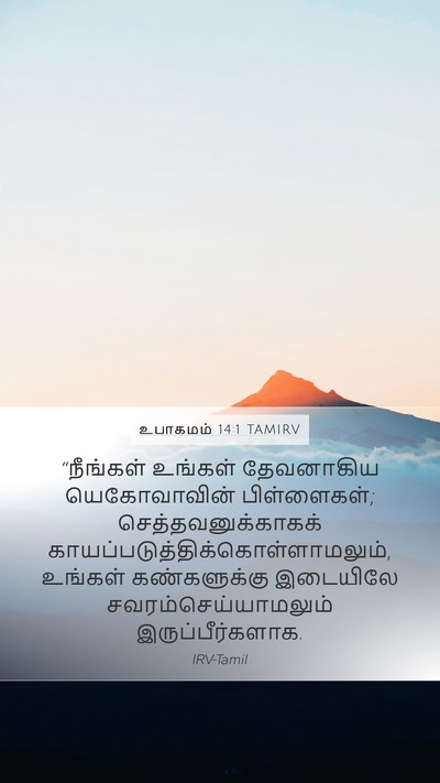 உபாகமம் 14:1 TAMIRV Bible Verse Image