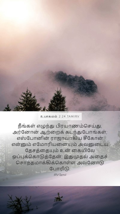 உபாகமம் 2:24 TAMIRV Bible Verse Image