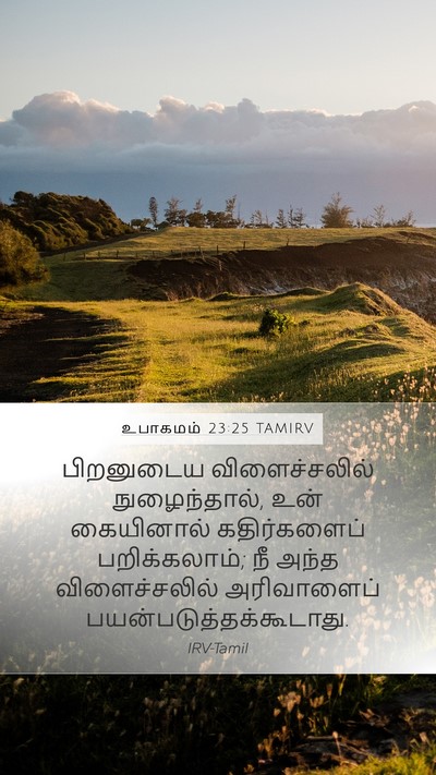 உபாகமம் 23:25 TAMIRV Bible Verse Image