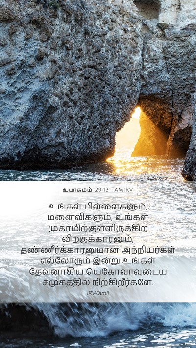 உபாகமம் 29:13 TAMIRV Bible Verse Image