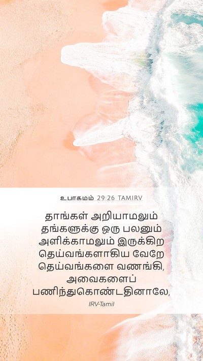 உபாகமம் 29:26 TAMIRV Bible Verse Image