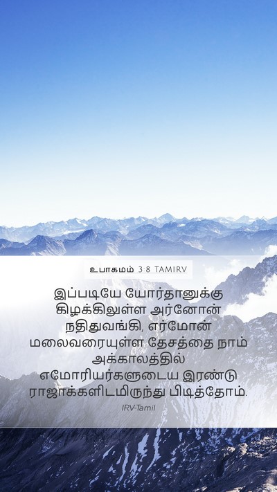 உபாகமம் 3:8 TAMIRV Bible Verse Image
