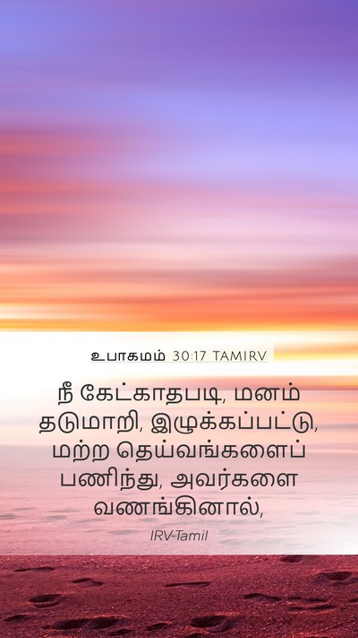 உபாகமம் 30:17 TAMIRV Bible Verse Image