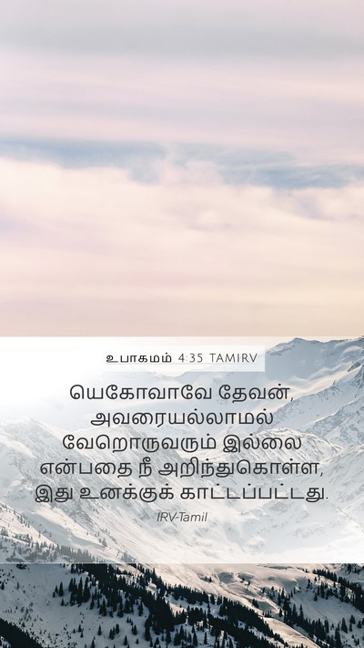 உபாகமம் 4:35 TAMIRV Bible Verse Image