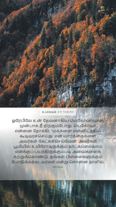 உபாகமம் 4:9 TAMIRV Bible Verse Image