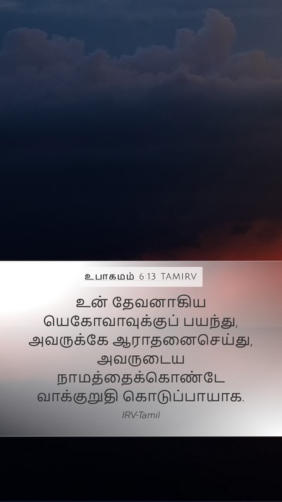 உபாகமம் 6:13 TAMIRV Bible Verse Image