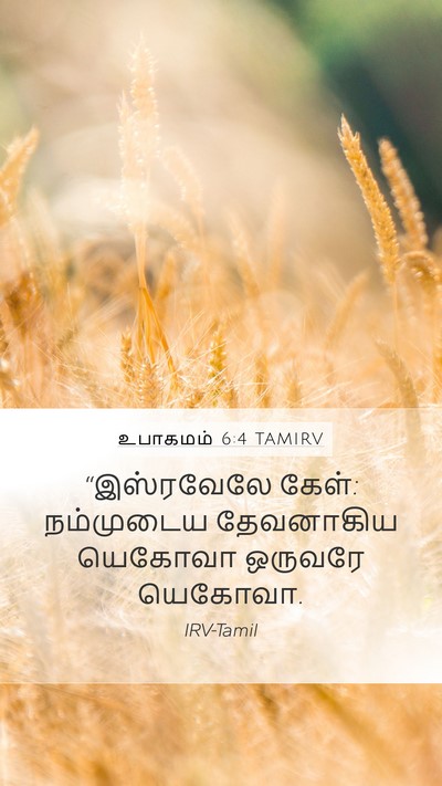 உபாகமம் 6:4 TAMIRV Bible Verse Image