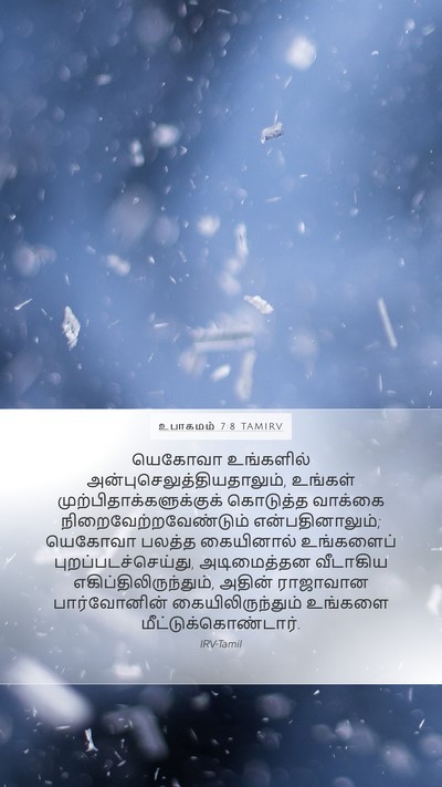 உபாகமம் 7:8 TAMIRV Bible Verse Image