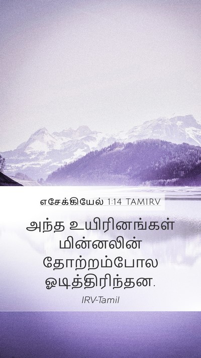 எசேக்கியேல் 1:14 TAMIRV Bible Verse Image