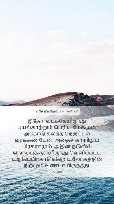 எசேக்கியேல் 1:4 TAMIRV Bible Verse Image