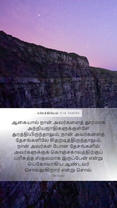 எசேக்கியேல் 11:16 TAMIRV Bible Verse Image