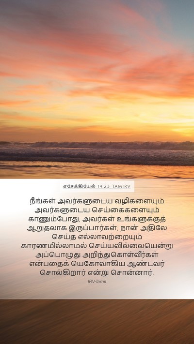 எசேக்கியேல் 14:23 TAMIRV Bible Verse Image