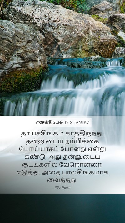 எசேக்கியேல் 19:5 TAMIRV Bible Verse Image