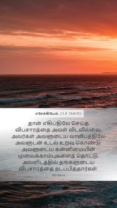 எசேக்கியேல் 23:8 TAMIRV Bible Verse Image