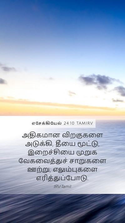 எசேக்கியேல் 24:10 TAMIRV Bible Verse Image