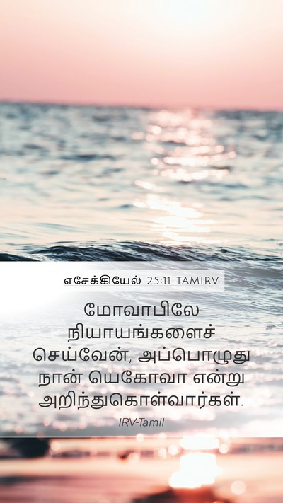 எசேக்கியேல் 25:11 TAMIRV Bible Verse Image