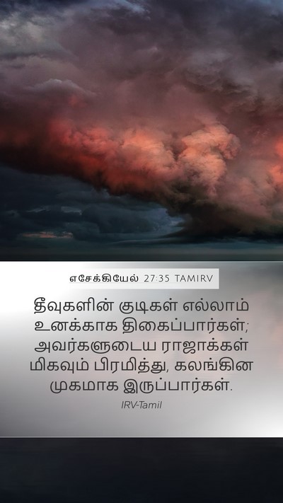 எசேக்கியேல் 27:35 TAMIRV Bible Verse Image