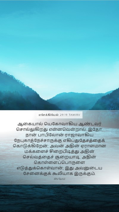 எசேக்கியேல் 29:19 TAMIRV Bible Verse Image