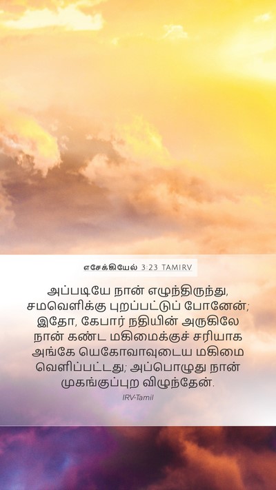 எசேக்கியேல் 3:23 TAMIRV Bible Verse Image