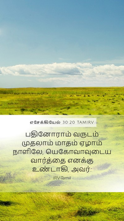 எசேக்கியேல் 30:20 TAMIRV Bible Verse Image