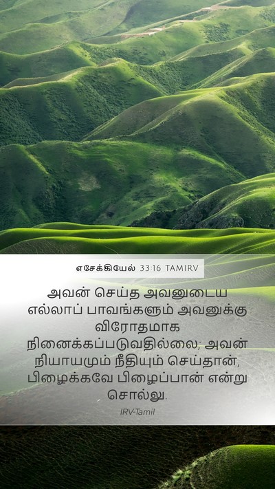 எசேக்கியேல் 33:16 TAMIRV Bible Verse Image