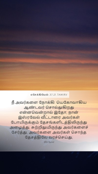 எசேக்கியேல் 37:21 TAMIRV Bible Verse Image