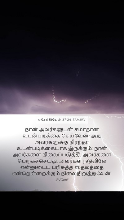 எசேக்கியேல் 37:26 TAMIRV Bible Verse Image