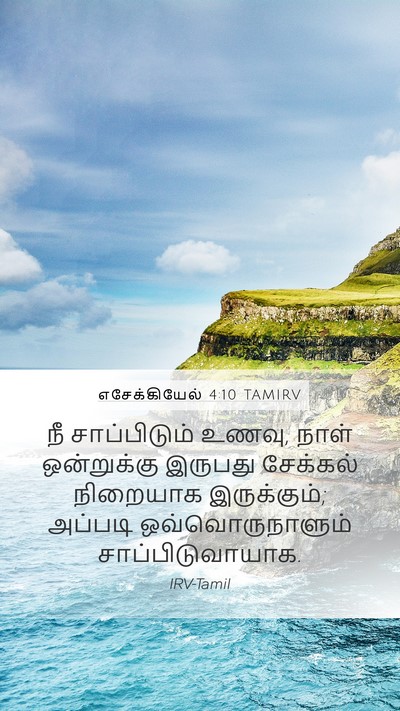 எசேக்கியேல் 4:10 TAMIRV Bible Verse Image
