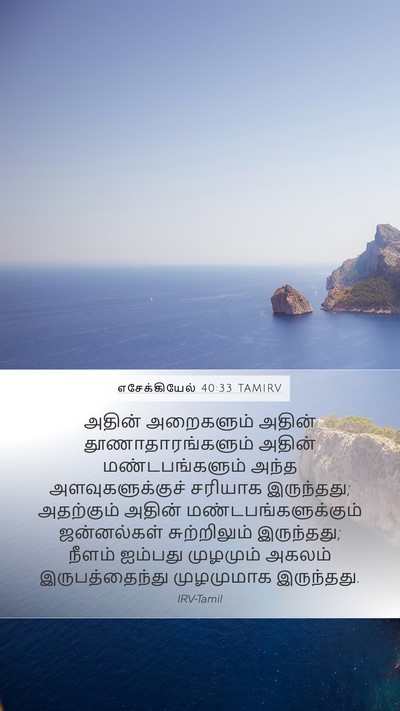 எசேக்கியேல் 40:33 TAMIRV Bible Verse Image