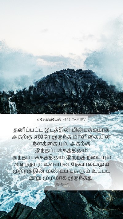 எசேக்கியேல் 41:15 TAMIRV Bible Verse Image