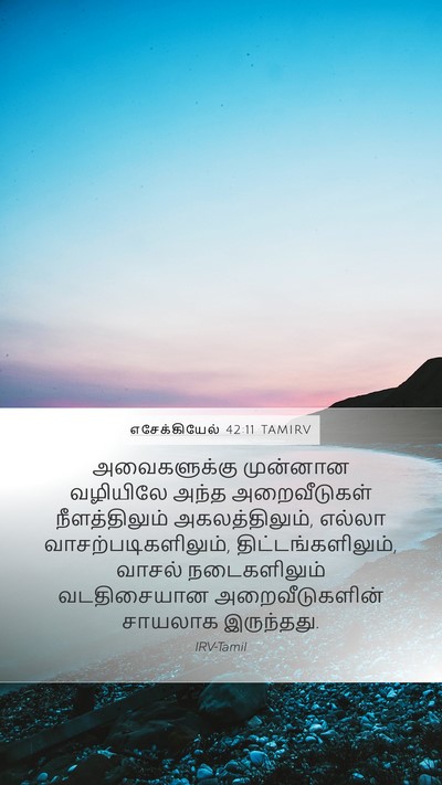 எசேக்கியேல் 42:11 TAMIRV Mobile Phone Wallpaper - அவைகளுக்கு - Mobile Bible Verse Wallpaper