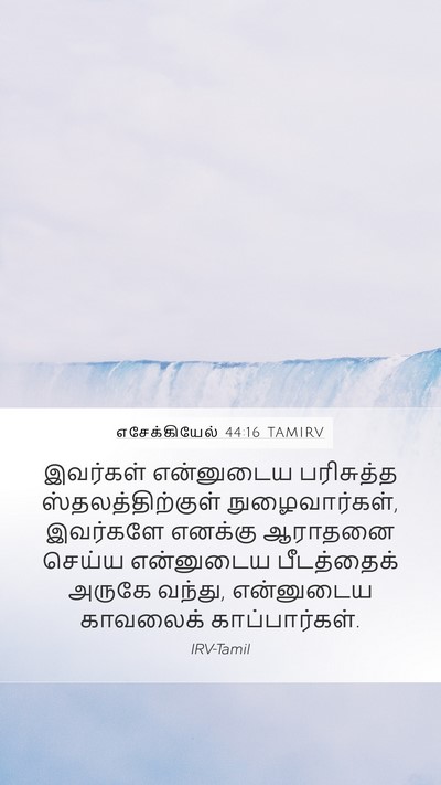 எசேக்கியேல் 44:16 TAMIRV Bible Verse Image