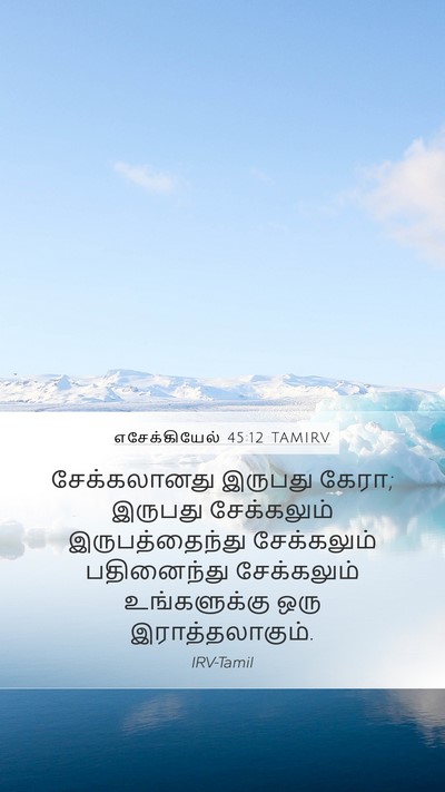 எசேக்கியேல் 45:12 TAMIRV Bible Verse Image
