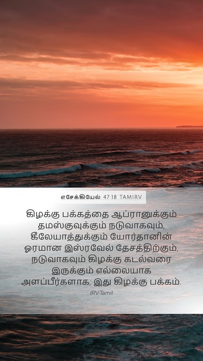எசேக்கியேல் 47:18 TAMIRV Bible Verse Image