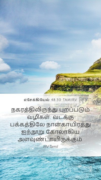 எசேக்கியேல் 48:30 TAMIRV Bible Verse Image