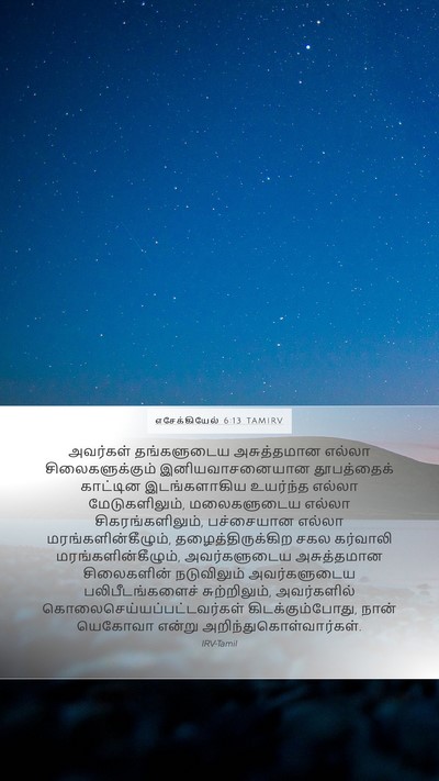 எசேக்கியேல் 6:13 TAMIRV Bible Verse Image