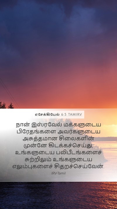 எசேக்கியேல் 6:5 TAMIRV Bible Verse Image