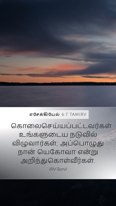 எசேக்கியேல் 6:7 TAMIRV Bible Verse Image