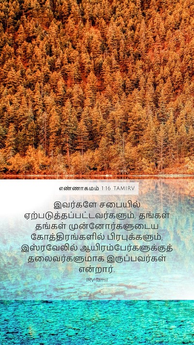 எண்ணாகமம் 1:16 TAMIRV Bible Verse Image