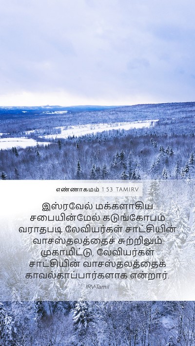 எண்ணாகமம் 1:53 TAMIRV Bible Verse Image