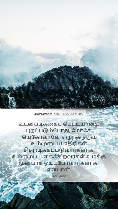 எண்ணாகமம் 10:35 TAMIRV Bible Verse Image