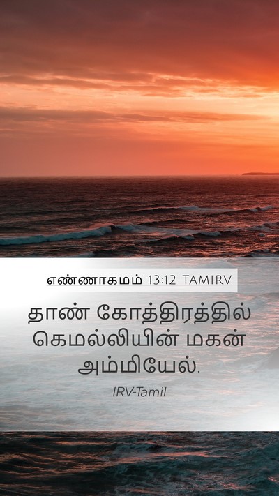 எண்ணாகமம் 13:12 TAMIRV Mobile Phone Wallpaper - தாண் - Mobile Bible Verse Wallpaper