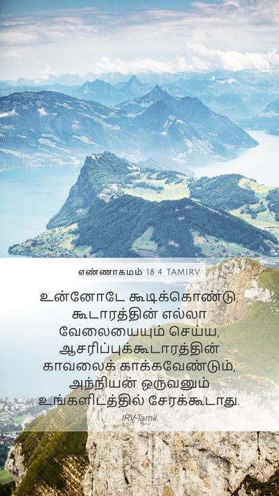 எண்ணாகமம் 18:4 TAMIRV Bible Verse Image