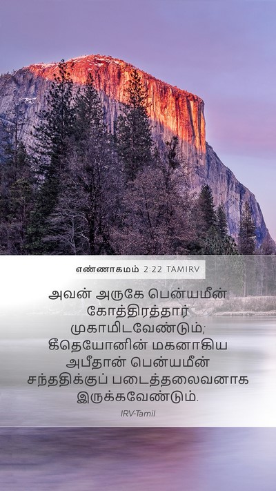 எண்ணாகமம் 2:22 TAMIRV Bible Verse Image