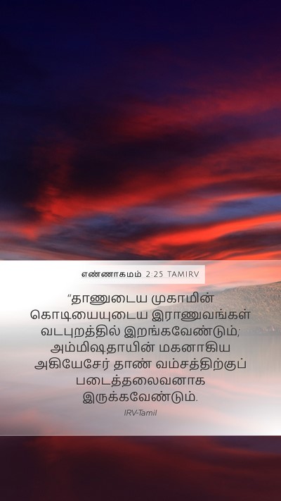 எண்ணாகமம் 2:25 TAMIRV Bible Verse Image