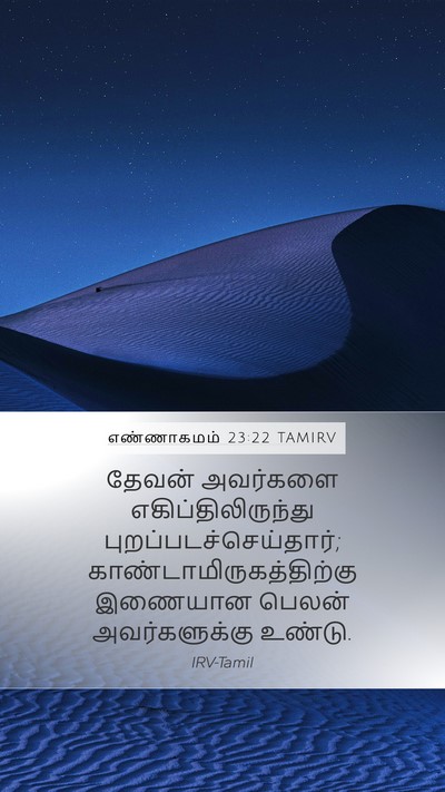 எண்ணாகமம் 23:22 TAMIRV Bible Verse Image