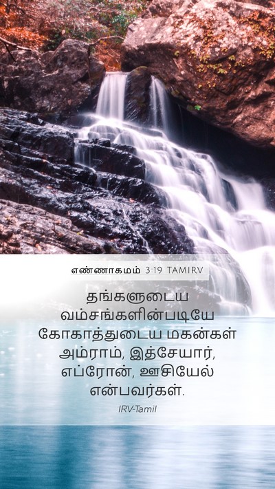 எண்ணாகமம் 3:19 TAMIRV Bible Verse Image