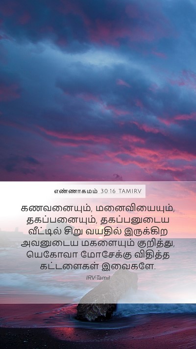 எண்ணாகமம் 30:16 TAMIRV Mobile Phone Wallpaper - கணவனையும், - Mobile Bible Verse Wallpaper