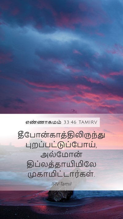 எண்ணாகமம் 33:46 TAMIRV Mobile Phone Wallpaper -  - Mobile Bible Verse Wallpaper