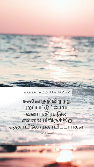 எண்ணாகமம் 33:6 TAMIRV Bible Verse Image